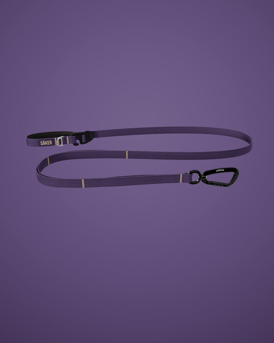 Main view of the canyon leash in prairies purple on purple background