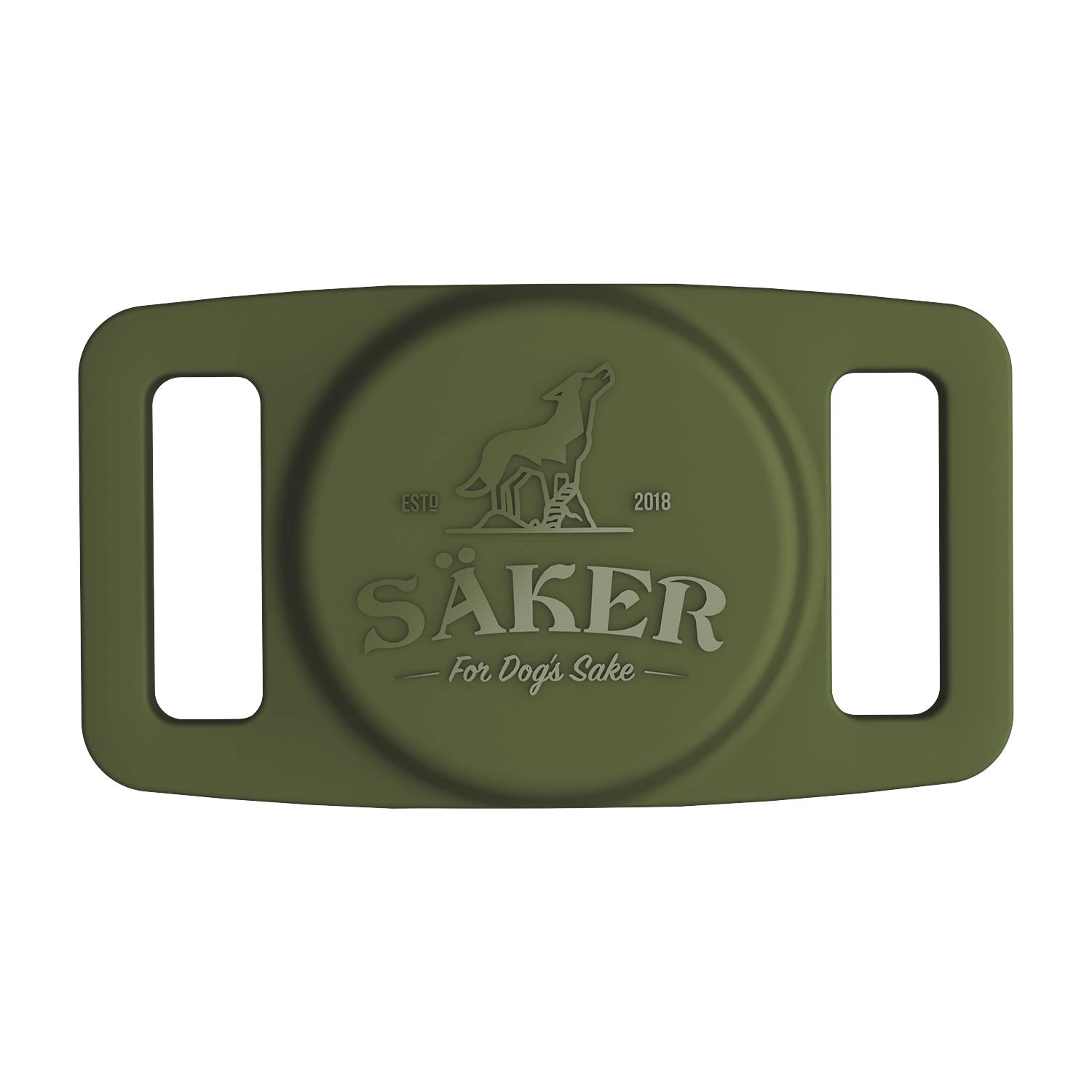 Main image of the Mammoth Airtag Holder in Moss Green