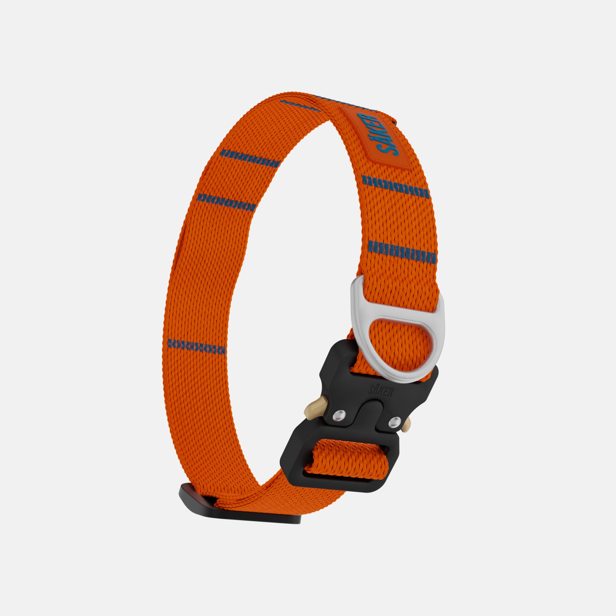 Vertical view of Canyon Collar in Outback Orange