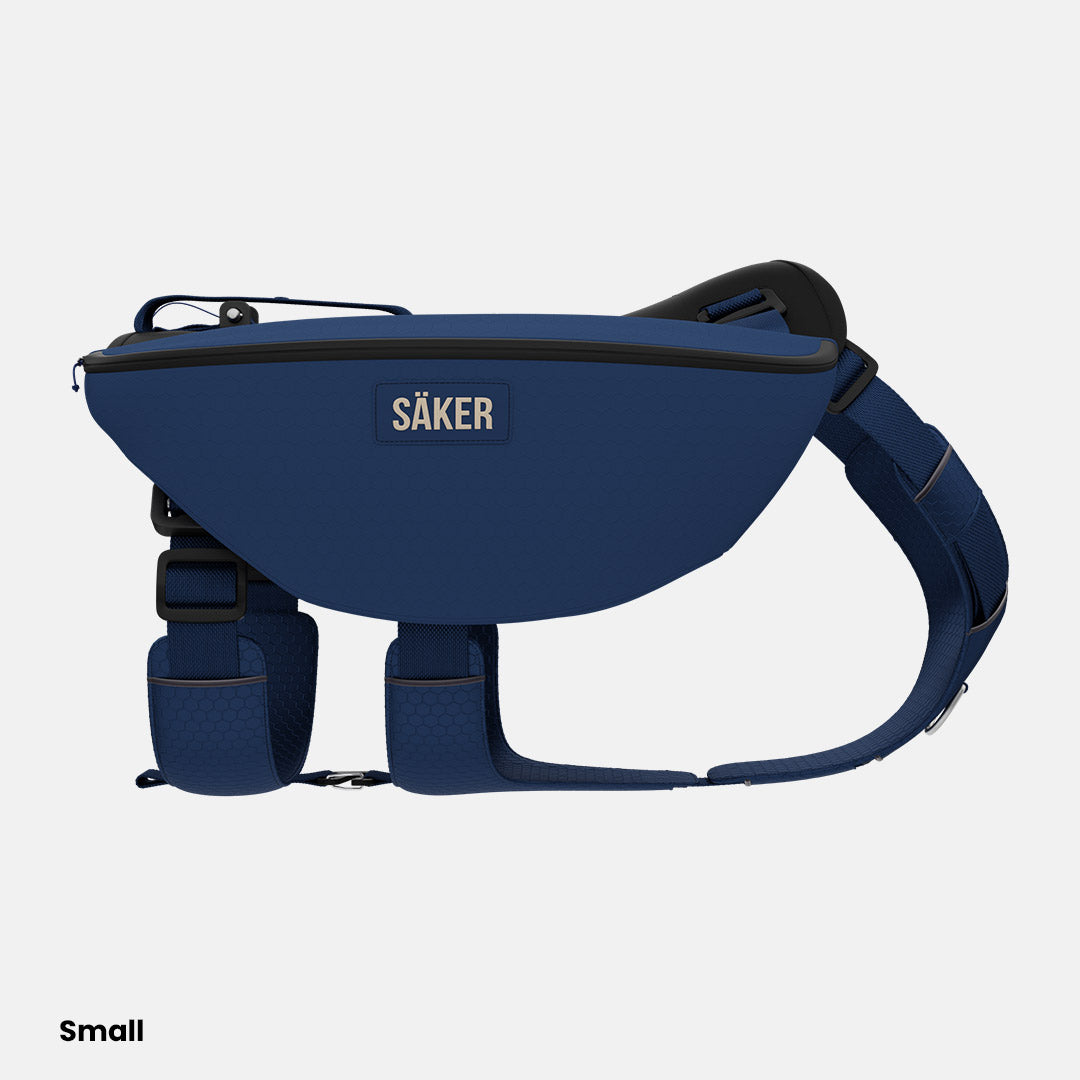 Sideview of Canyon Light Pack in Peak Blue, size S