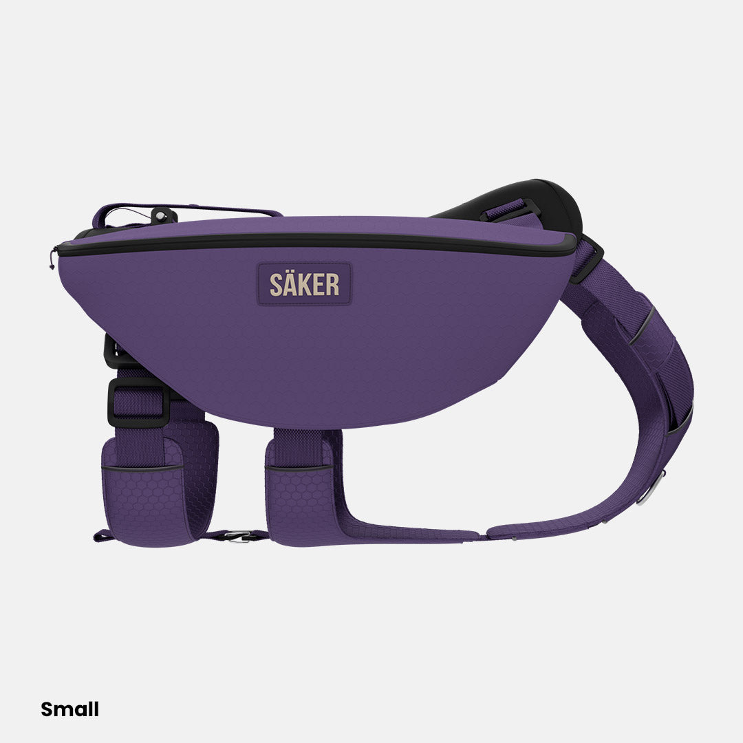 Sideview of Canyon Pro Pack in Prairies Purple, size S