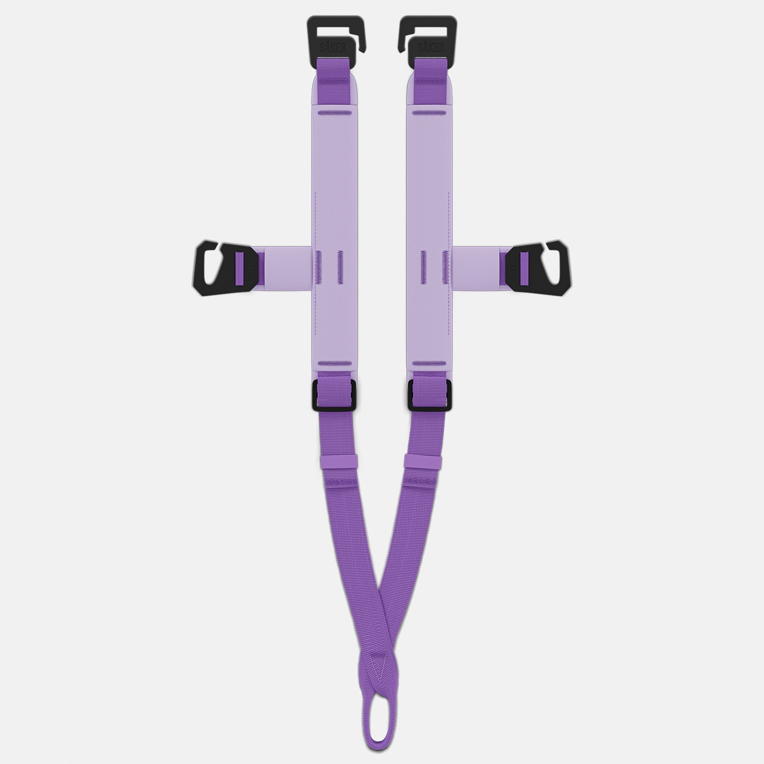 Top view of the Traction attachment 001 in Lilas laying flat