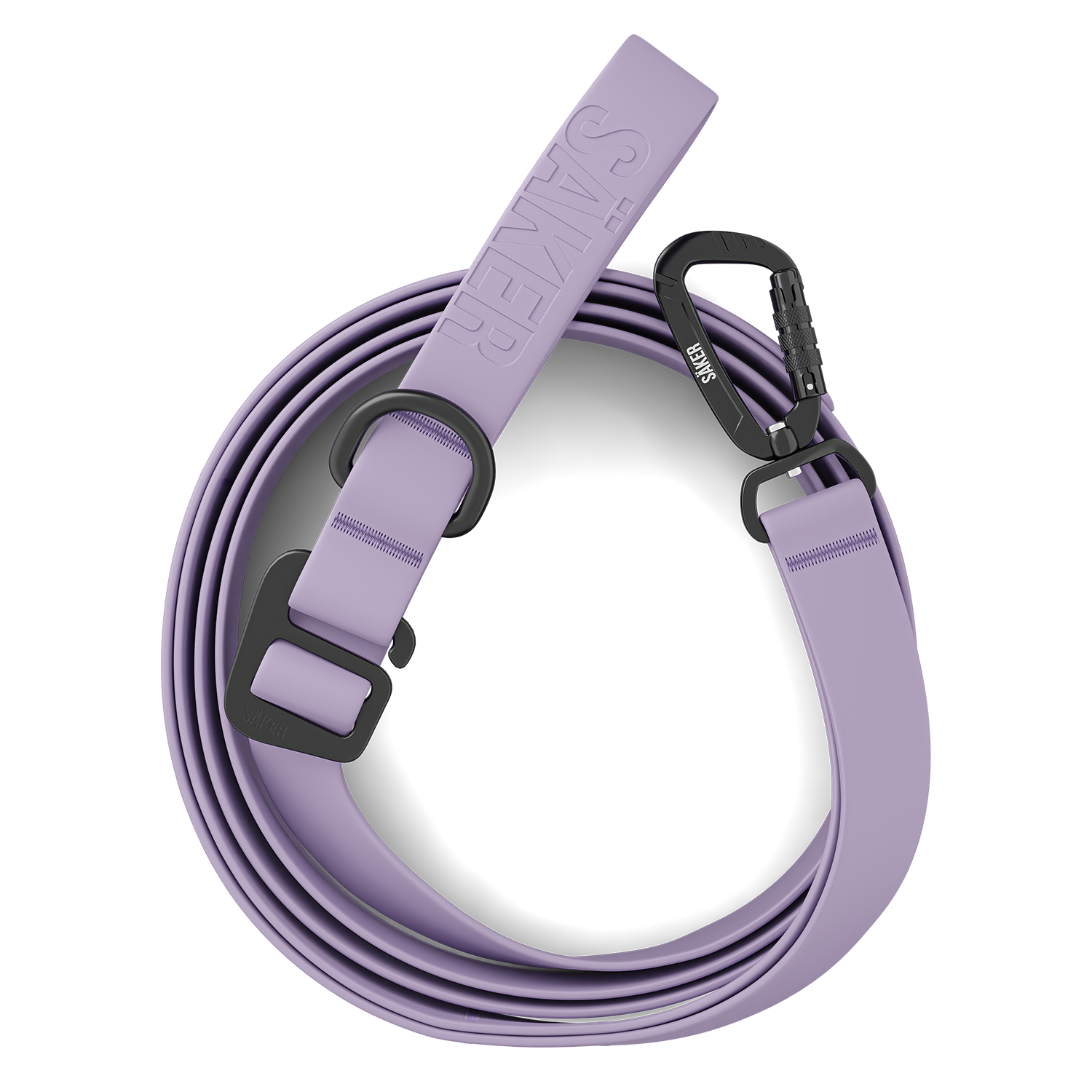 Top view of the Kelp™ leash in Lilas