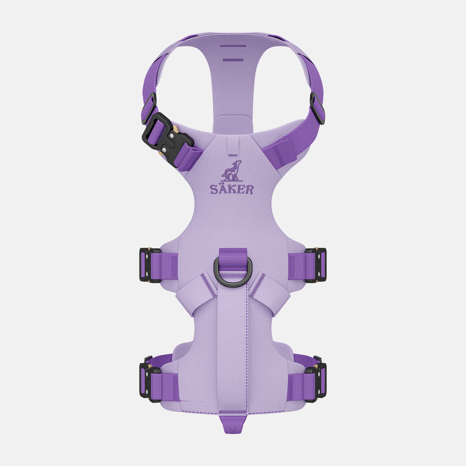 Top picture of the Bomber harness in Lilas