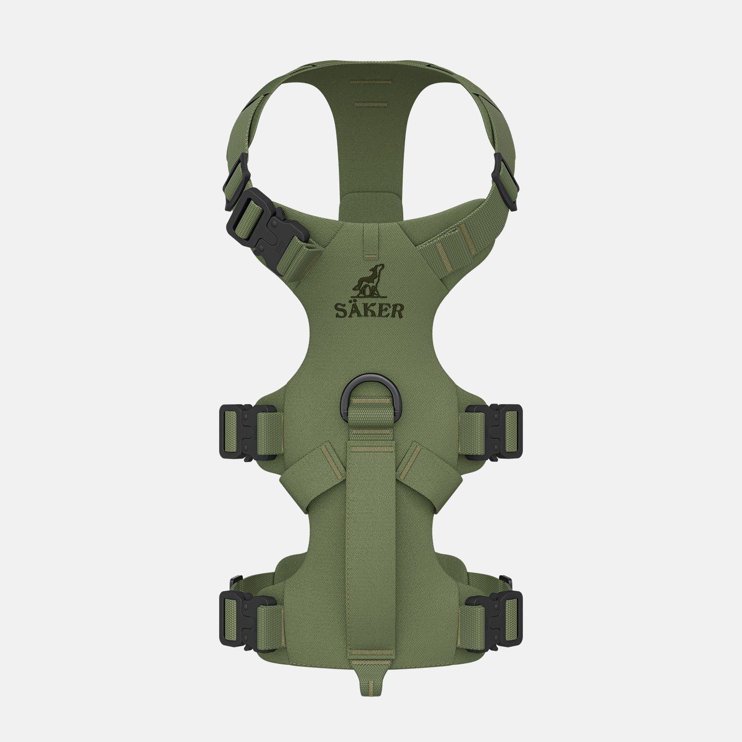 Top view of the Muse™ harness in Trail Green color
