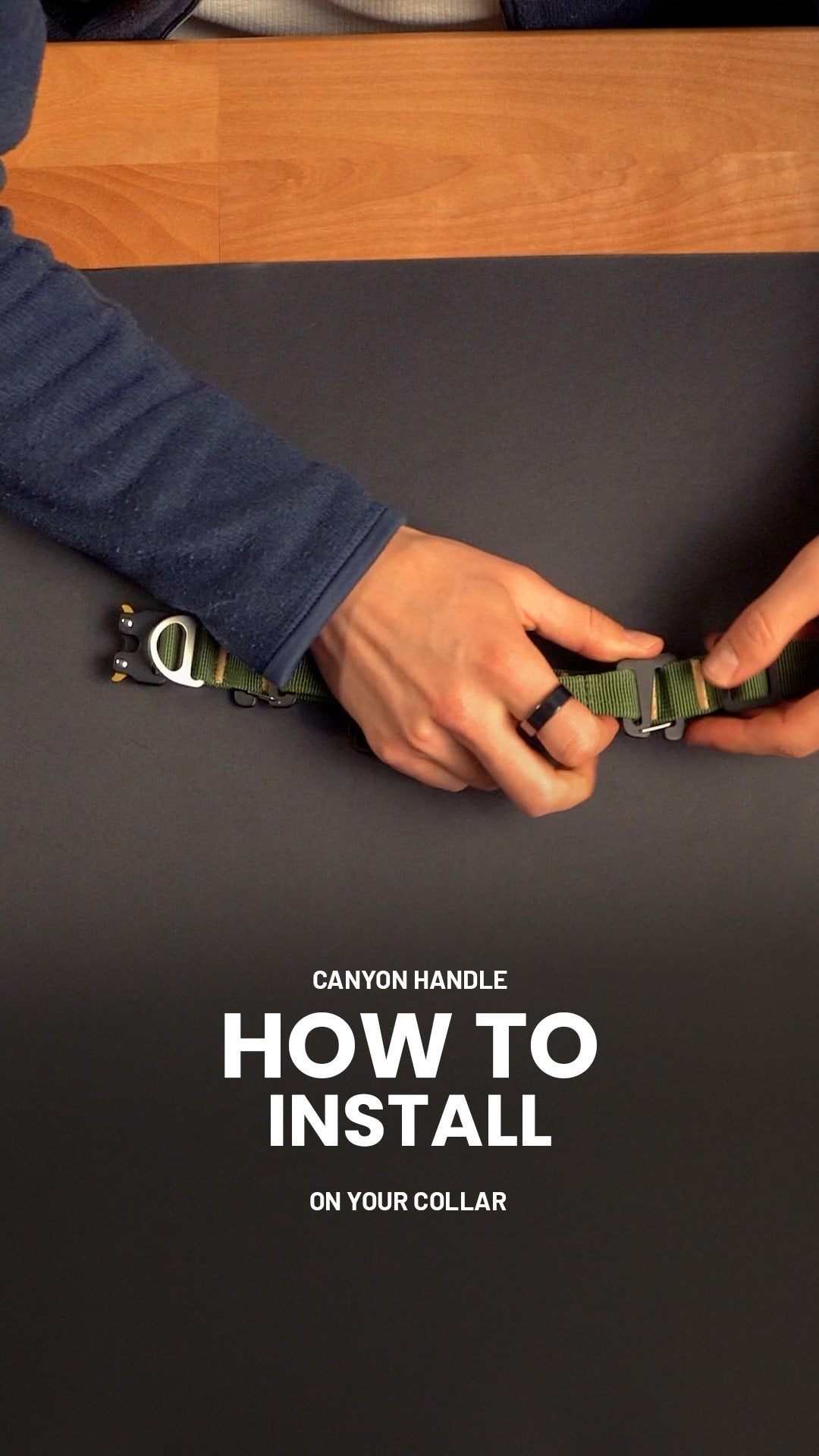 Cover image of how to install canyon handle on your canyon collar