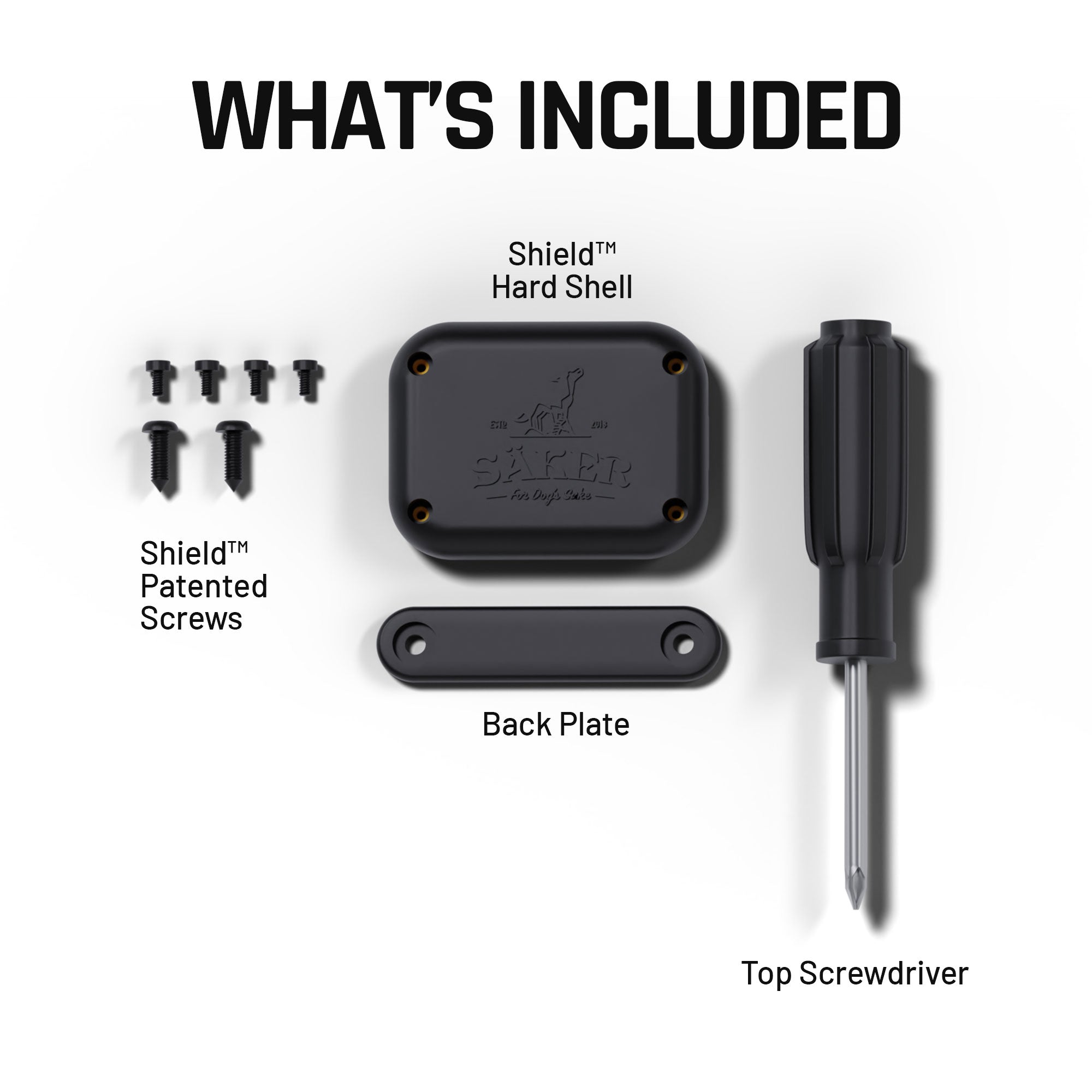 What is included on the Shield Airtag Holder kit.
