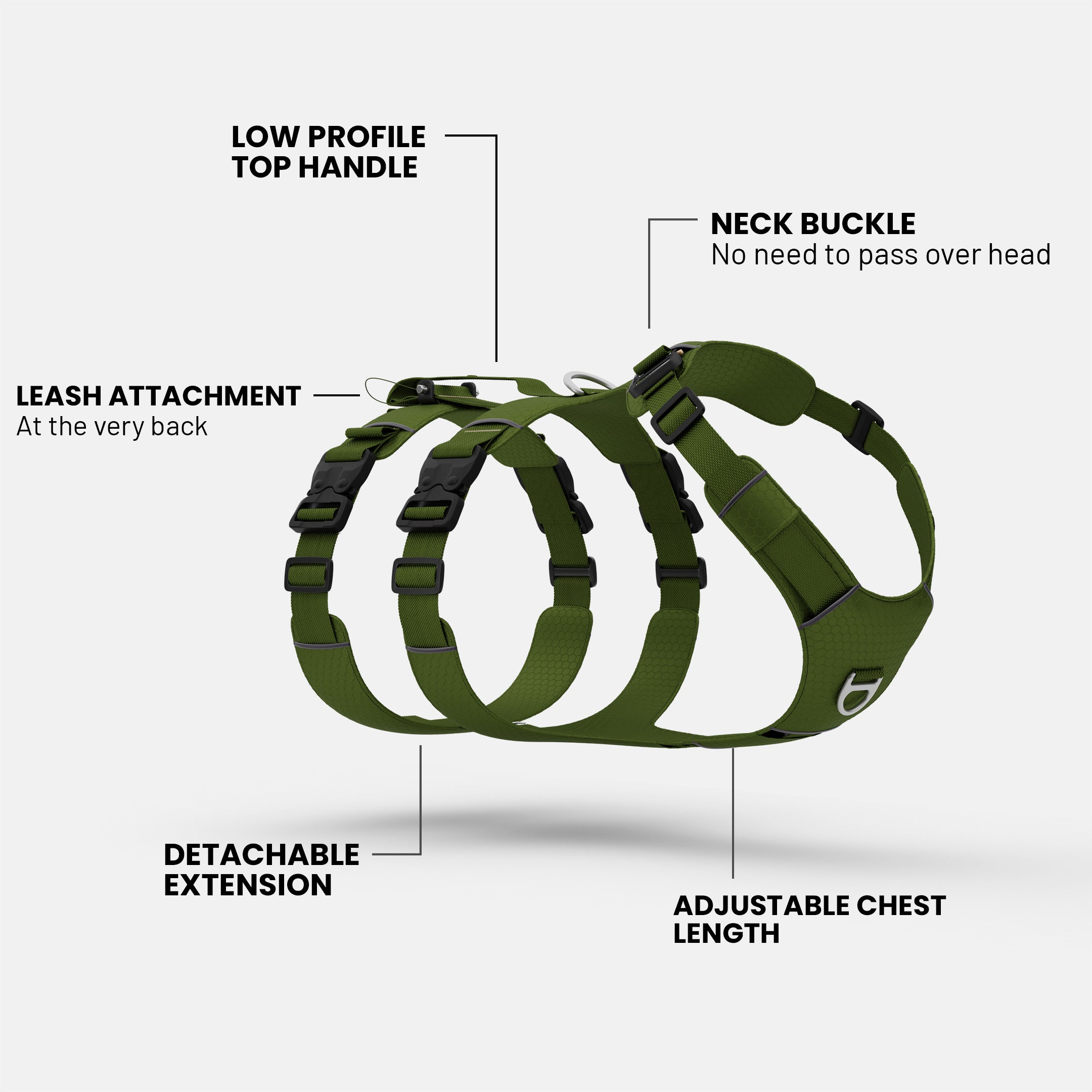 Features of the Canyon Light Extended harness