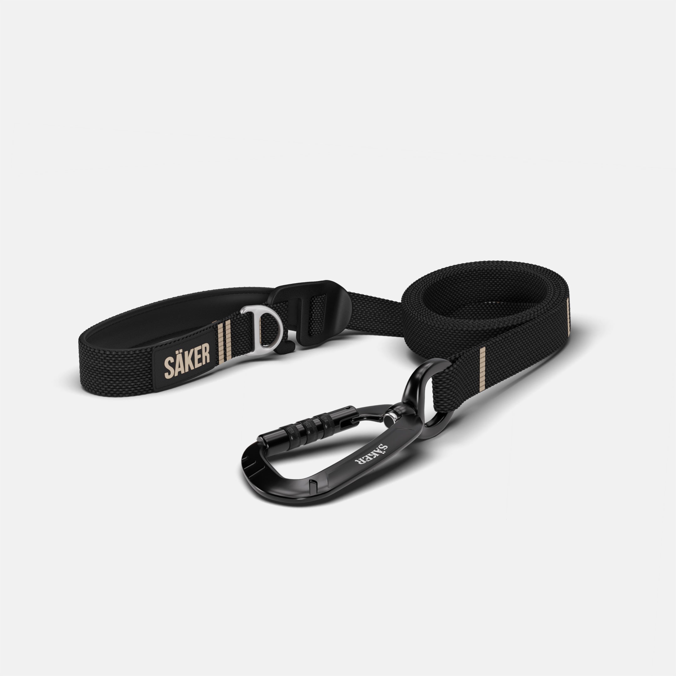 Front view of Canyon Leash in Black