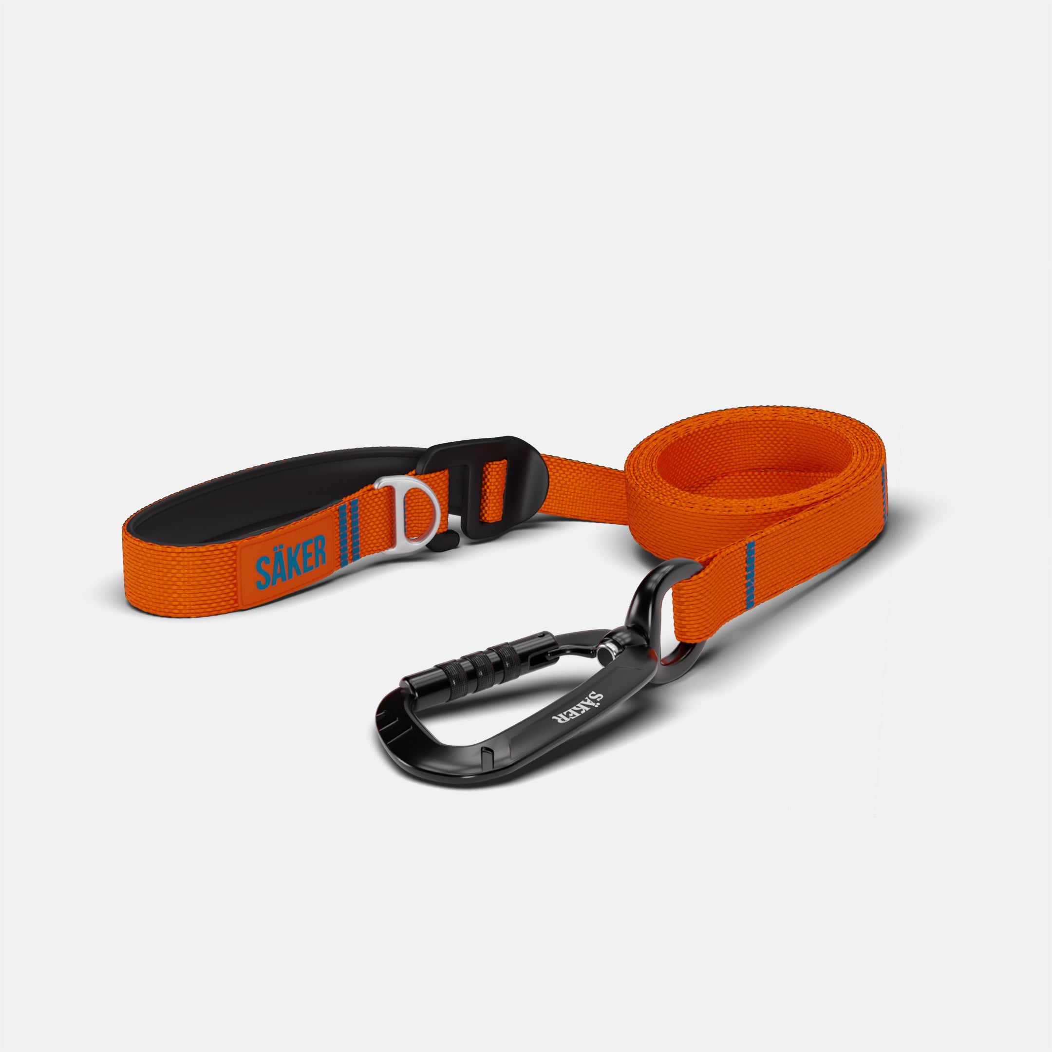 Front view of Canyon Leash in Outback Orange