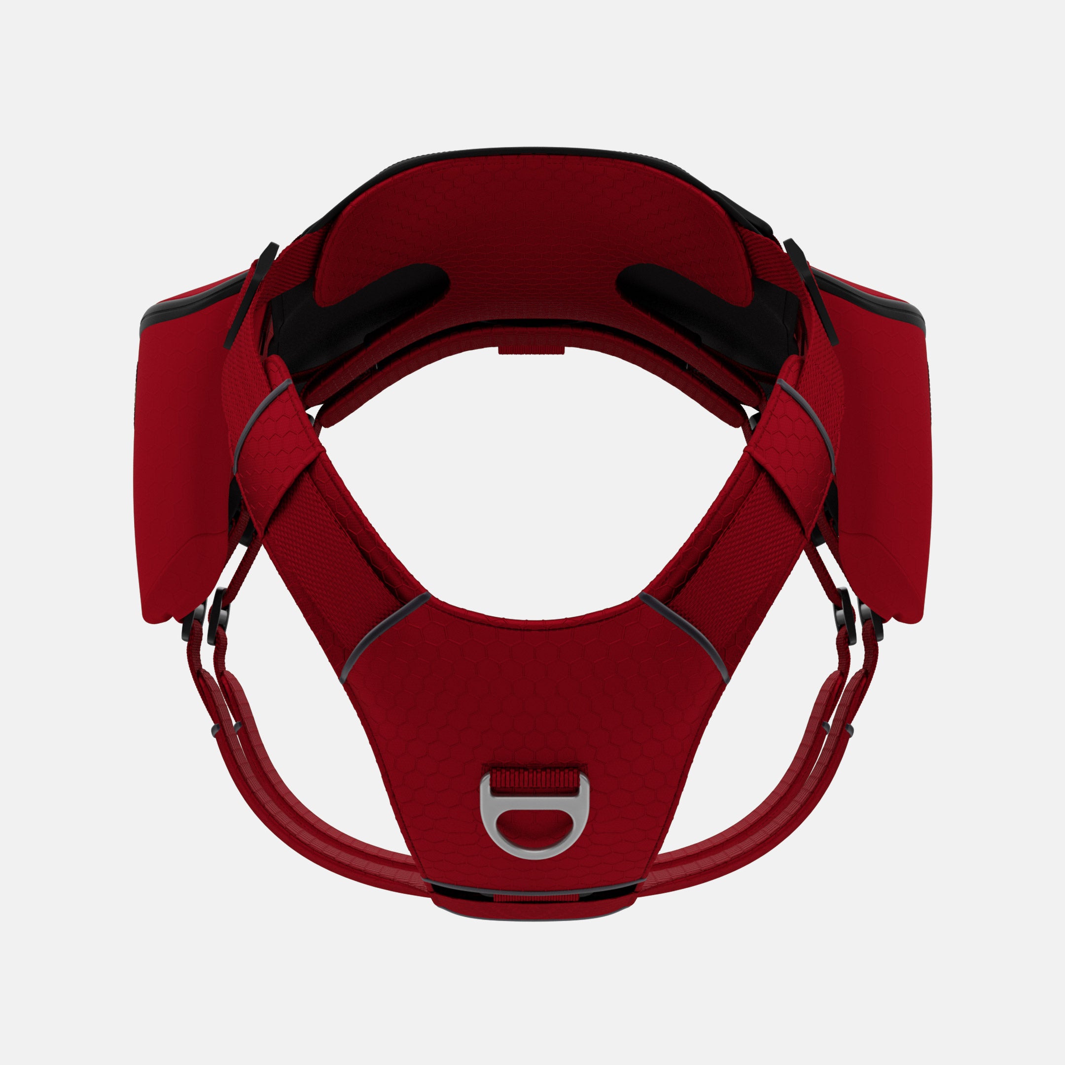 Front view of Canyon Light Pack in Blazing Red, size M