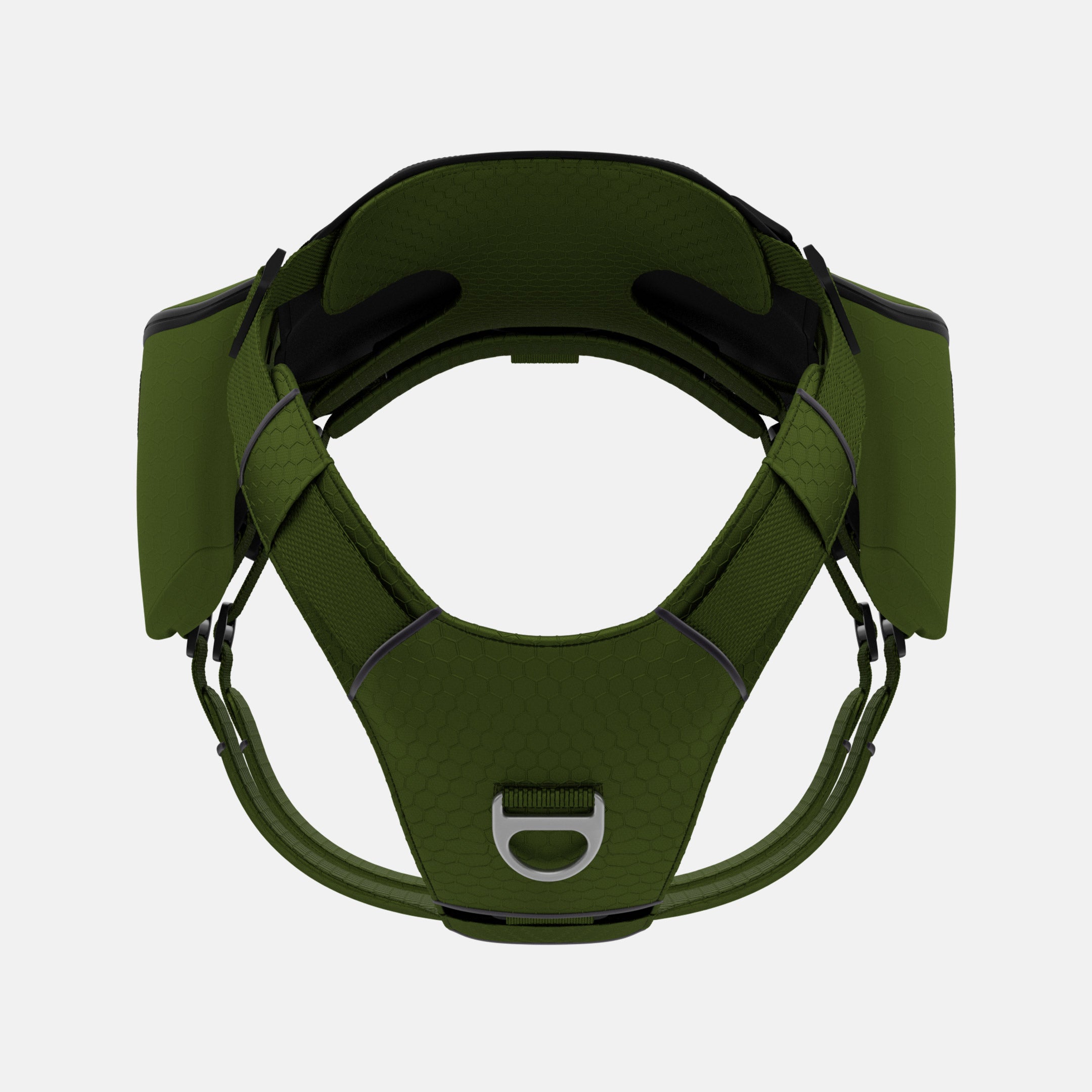 Front view of Canyon Light Pack in Moss Green, size M