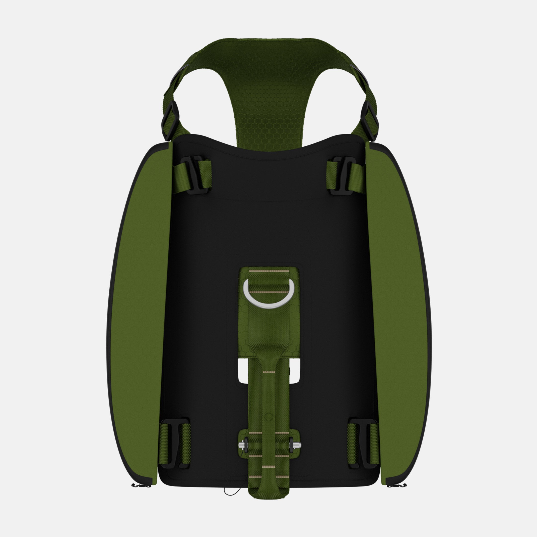 Top view of Canyon Light Pack in Moss Green, size M