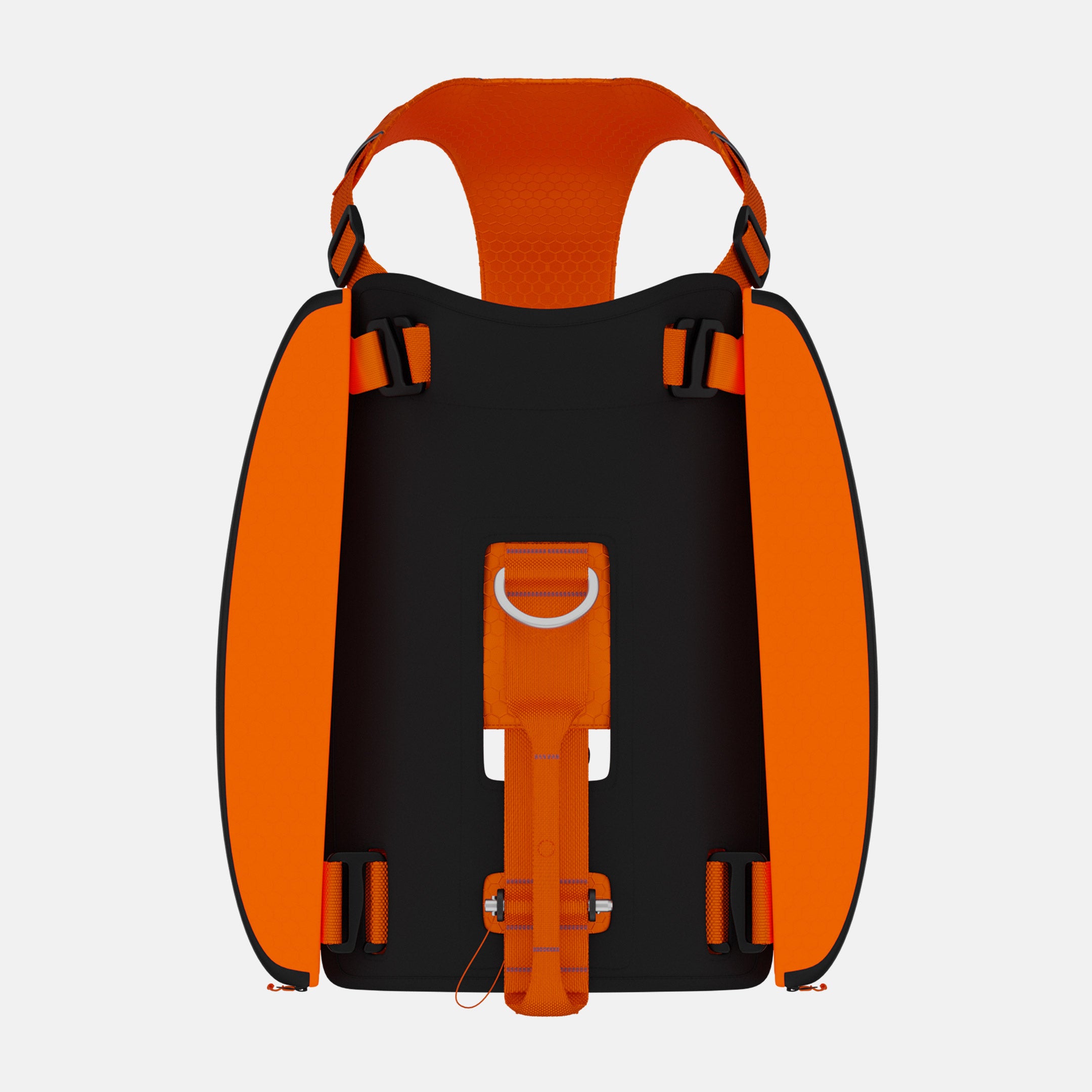 Top view of Canyon Light Pack in Orange, size M