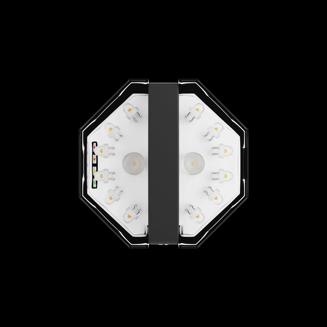 top view of the pitch black night light 2.0