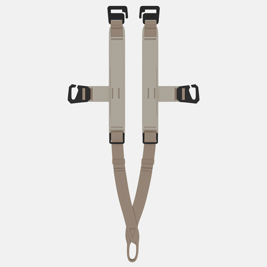 Top view of the Traction attachment 001 in Color of the Trails laying flat