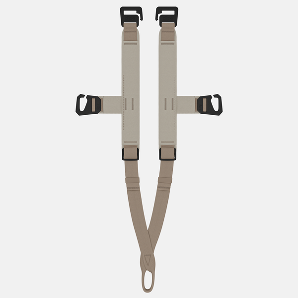 Top view of the Traction attachment 001 in Color of the Trails laying flat