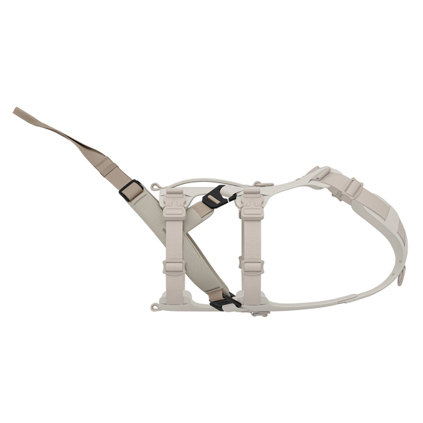 Side view of the Traction attachment 001 in Color of the Trails on the Muse harness