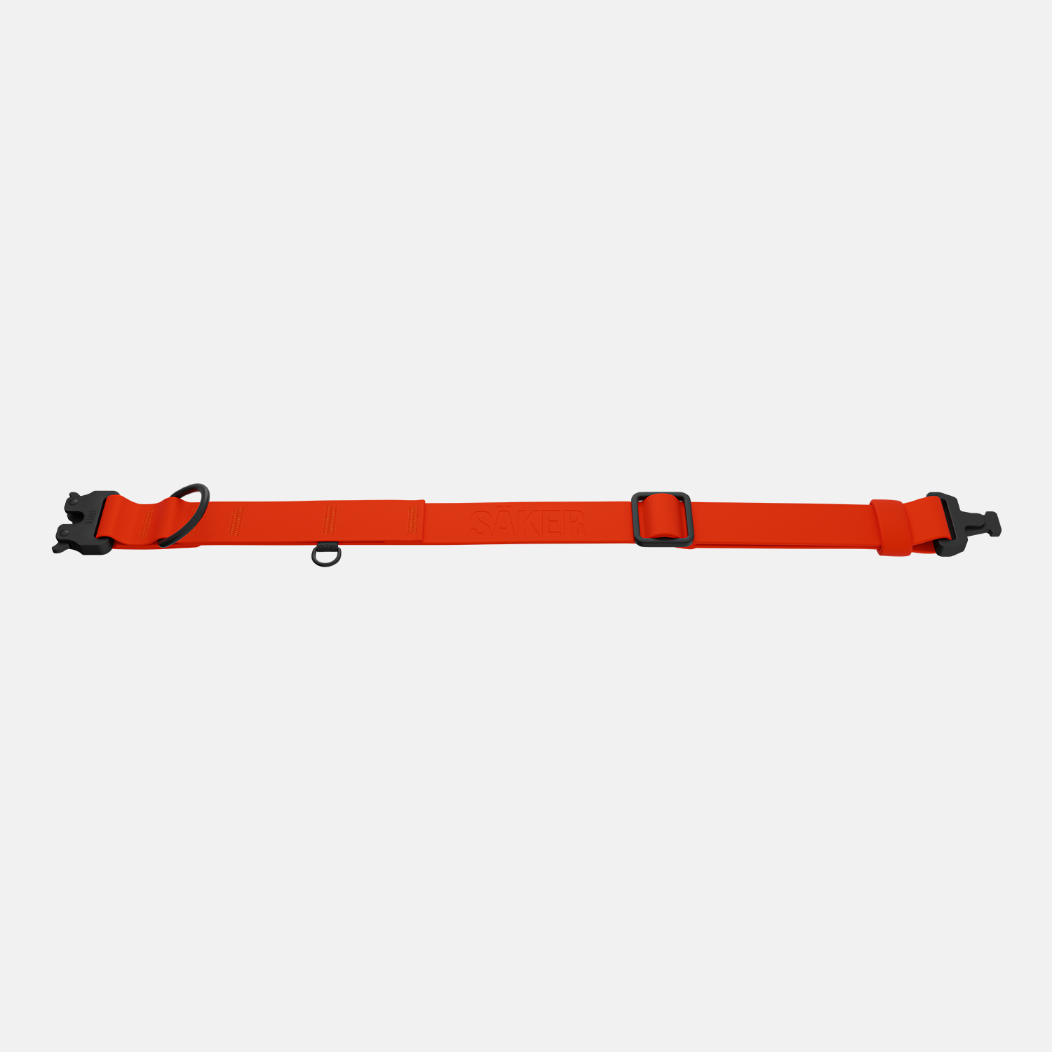 Flat view of the Kelp™ collar in Alpine Orange color