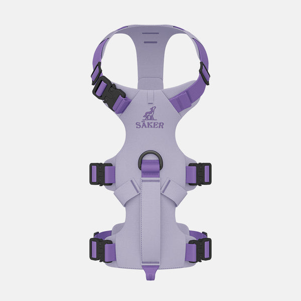 Top view of the Muse™ harness in Lilas color